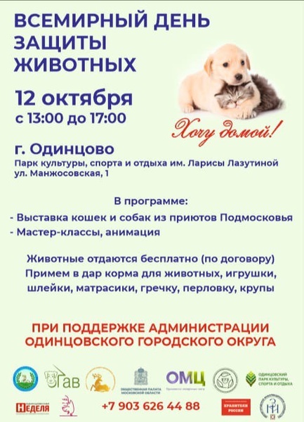 Всемирный день защиты животных