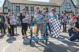 Cоревнования по адаптивному роллер-спорту «Лыжи мечты» в Одинцовском парке культуры, спорта и отдыха
