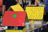 Одинцовский парк культуры, спорта и отдыха | мастер-класс по росписи кормушек