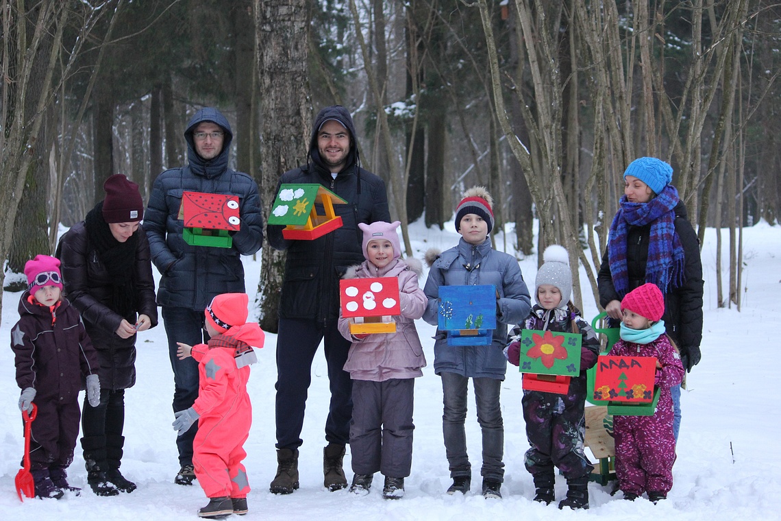 Одинцовский парк культуры, спорта и отдыха | мастер-класс по росписи кормушек, Мастер-класс по росписи кормушек, 