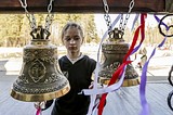 Празднование Пасхи в Одинцовском парке культуры, спорта и отдыха