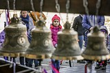 Празднование Пасхи в Одинцовском парке культуры, спорта и отдыха