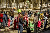 Празднование Пасхи в Одинцовском парке культуры, спорта и отдыха
