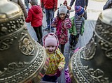 Празднование Пасхи в Одинцовском парке культуры, спорта и отдыха