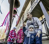 Празднование Пасхи в Одинцовском парке культуры, спорта и отдыха