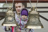 Празднование Пасхи в Одинцовском парке культуры, спорта и отдыха