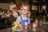 Празднование Пасхи в Одинцовском парке культуры, спорта и отдыха