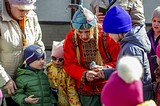 Празднование Пасхи в Одинцовском парке культуры, спорта и отдыха