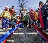 Празднование Пасхи в Одинцовском парке культуры, спорта и отдыха