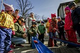 Празднование Пасхи в Одинцовском парке культуры, спорта и отдыха