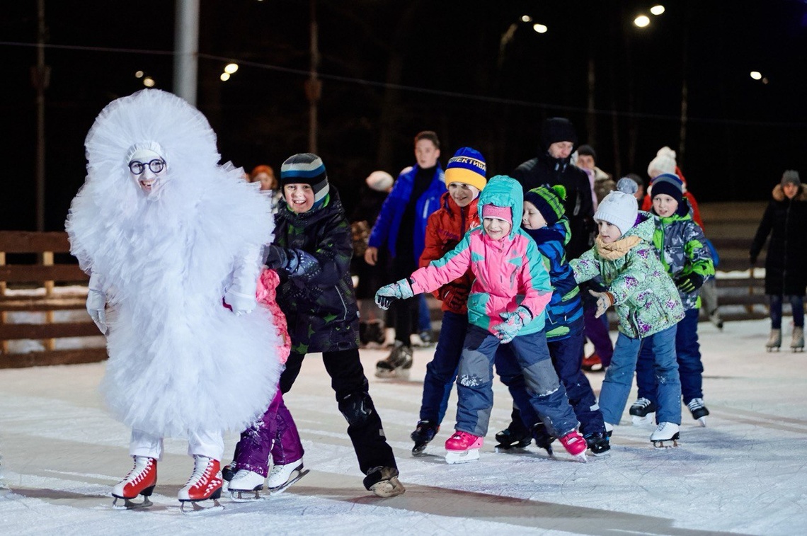 Ледовый праздник по случаю открытия катка в нашем парке состоится уже завтра 29 декабря в 18:30, Ледовый праздник по случаю открытия катка