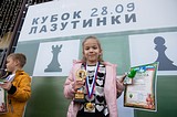 Группа С: девочки, 1 место — Материкина Майя (Краснознаменск) — 3 из 5