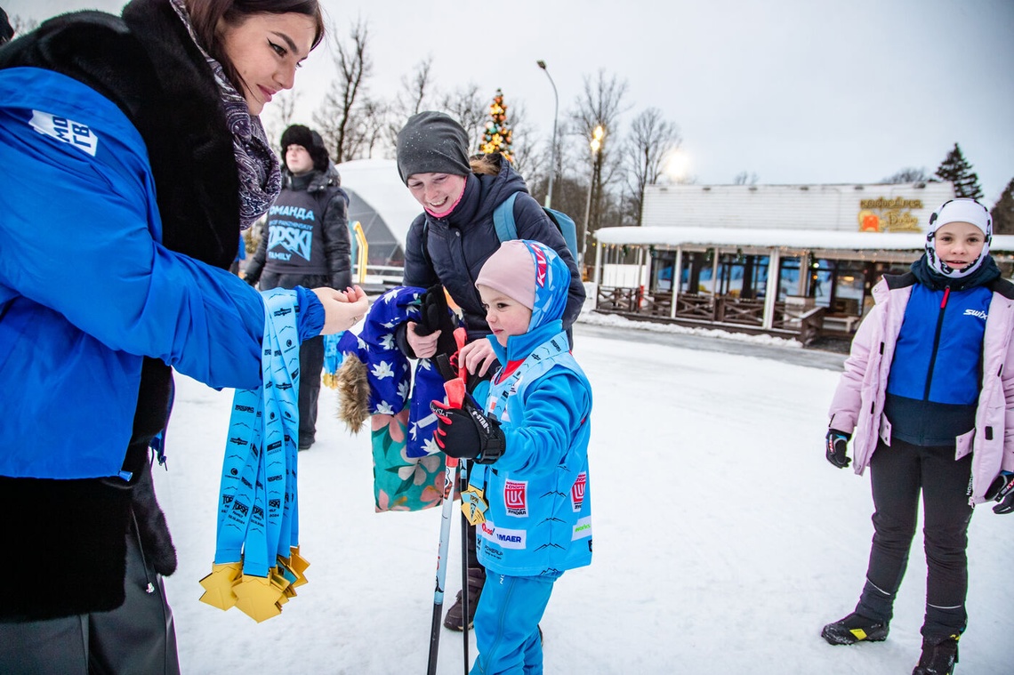 1 этап лыжной гонки Topski family