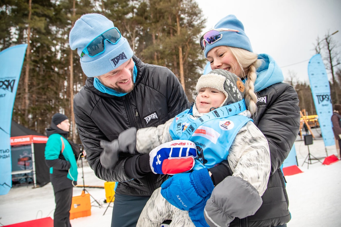 1 этап лыжной гонки Topski family