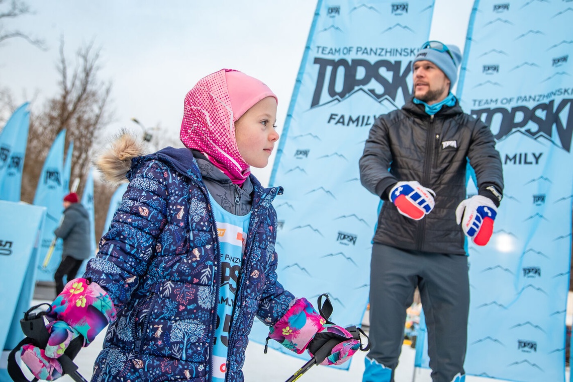 1 этап лыжной гонки Topski family