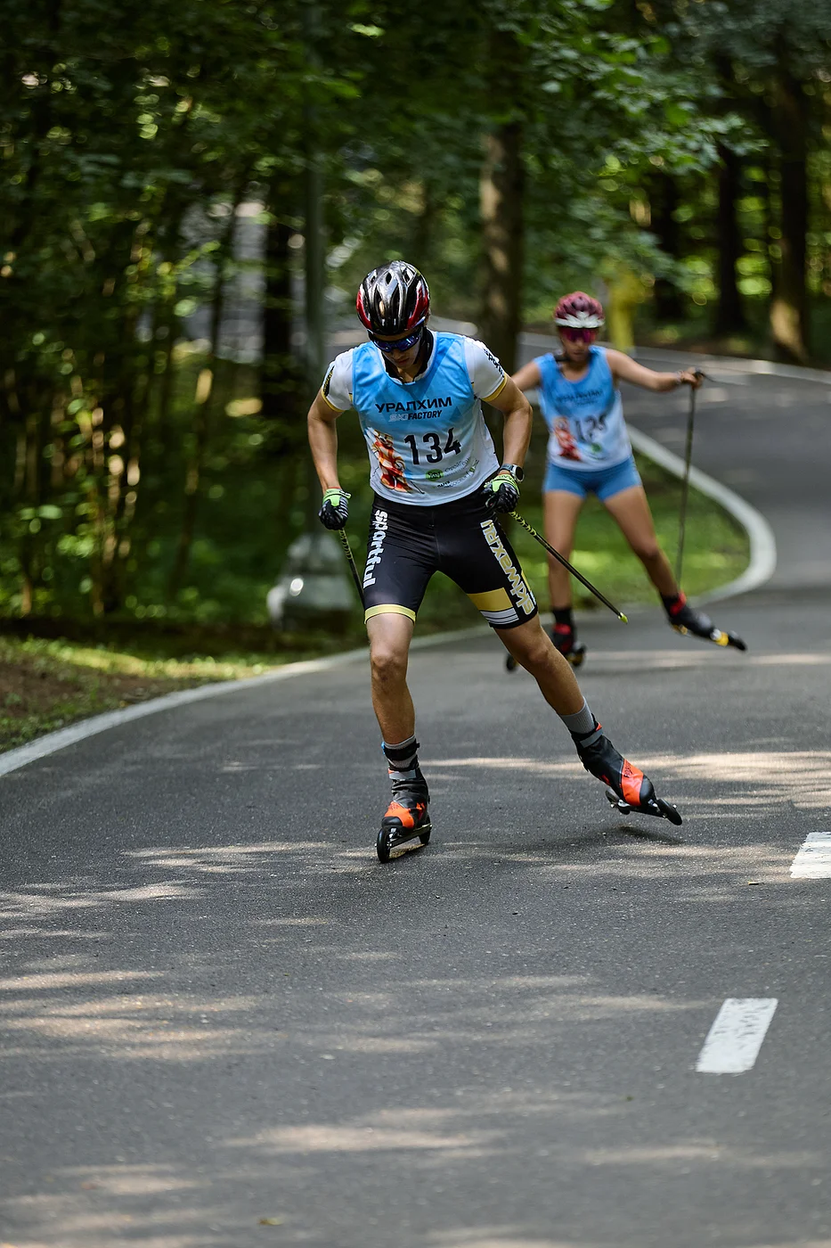 Гонка на лыжероллерах Repeat Race