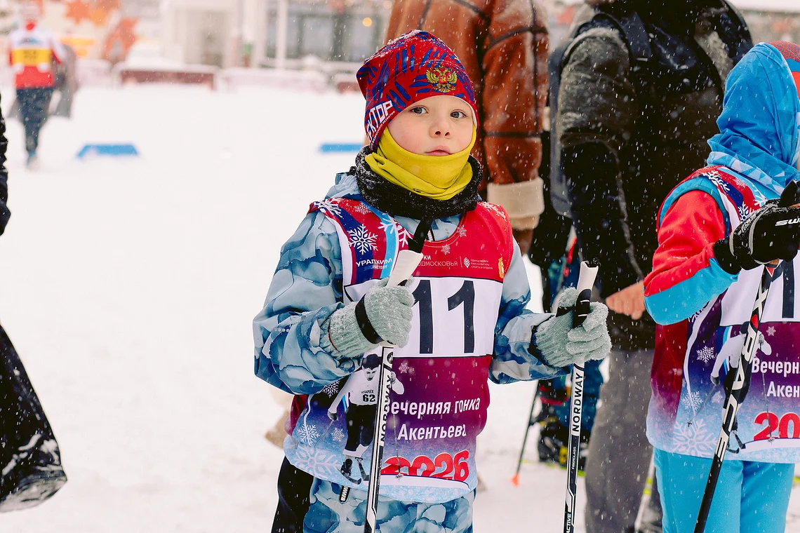 Вечерняя гонка Акентьева