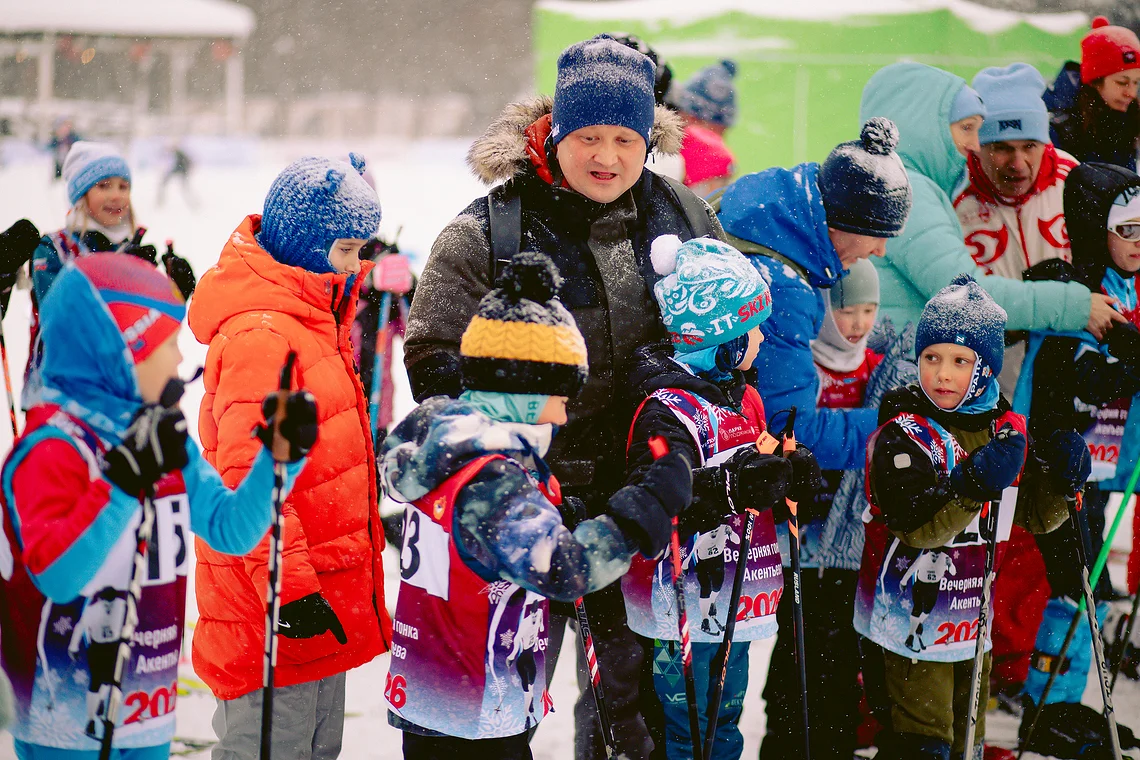 Вечерняя гонка Акентьева