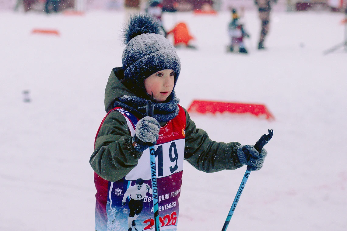 Вечерняя гонка Акентьева
