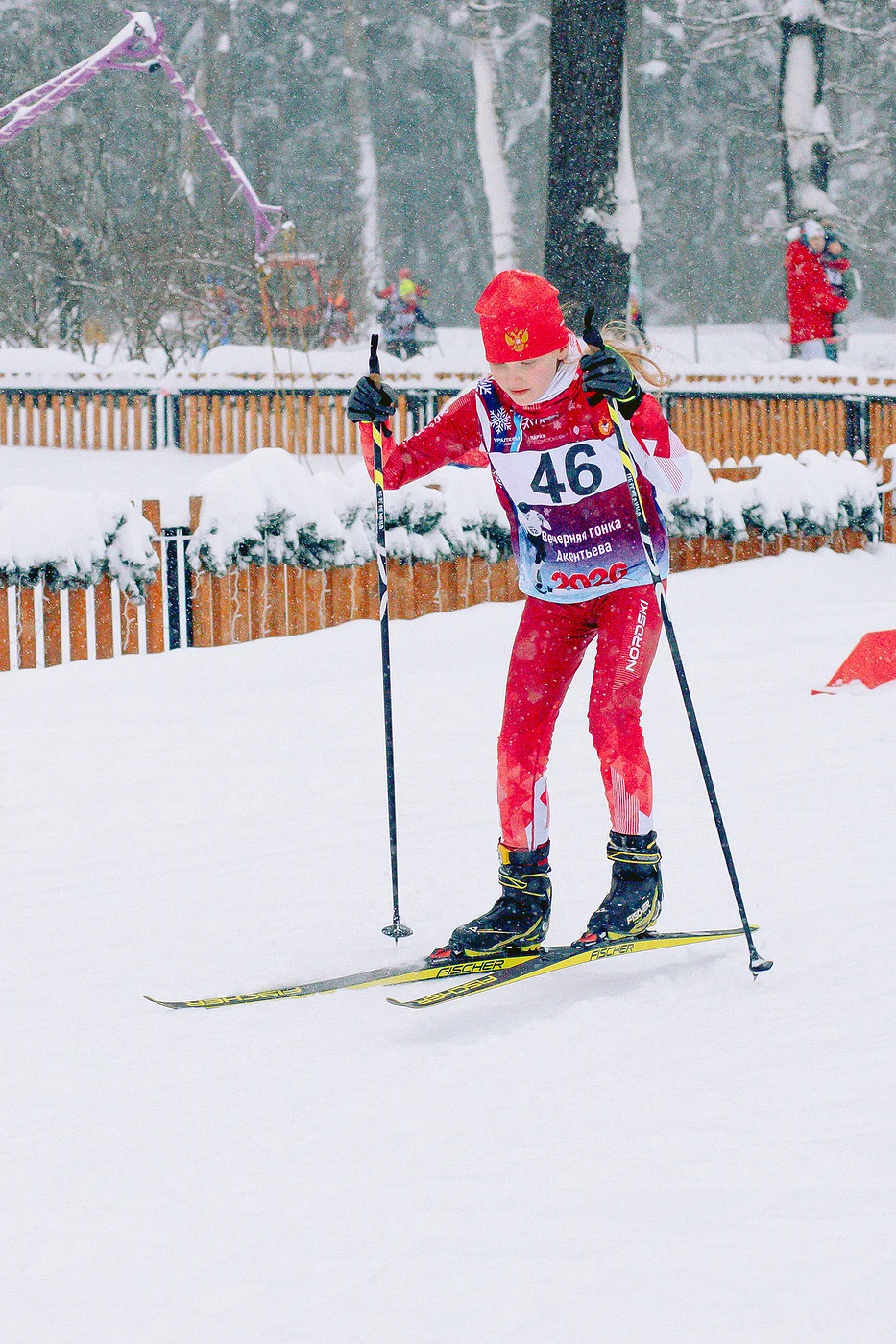 Вечерняя гонка Акентьева