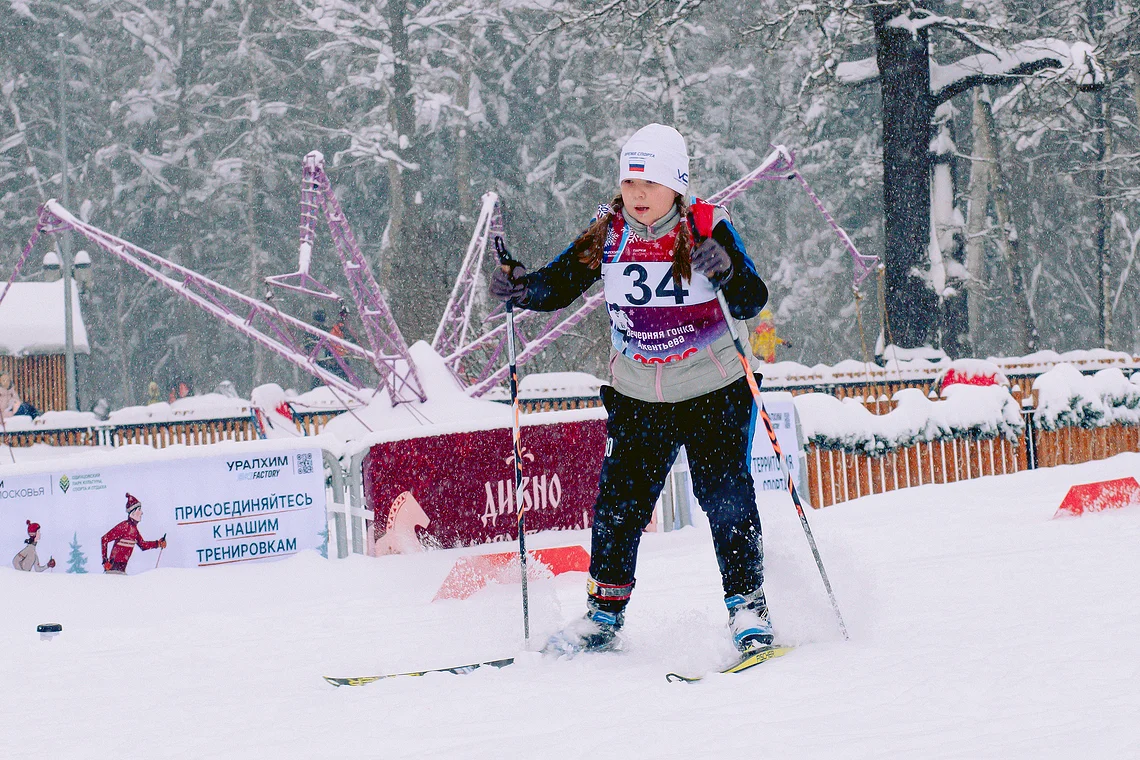 Вечерняя гонка Акентьева