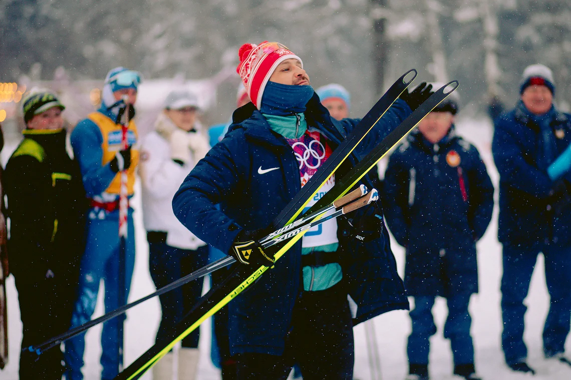 Вечерняя гонка Акентьева