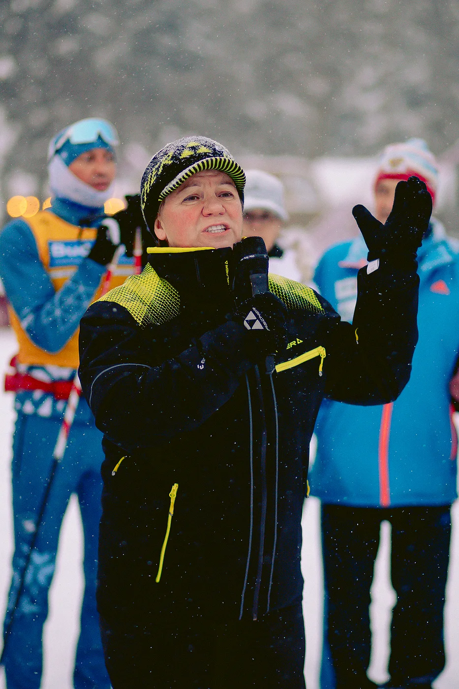Вечерняя гонка Акентьева