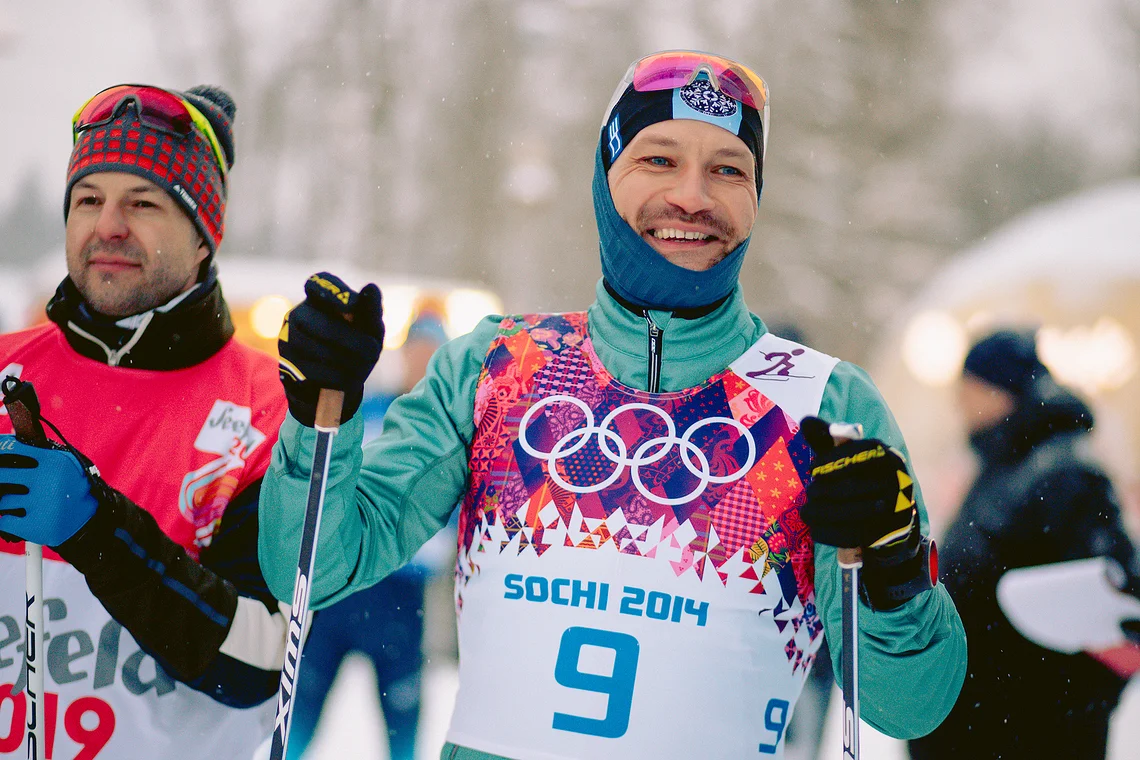 Вечерняя гонка Акентьева