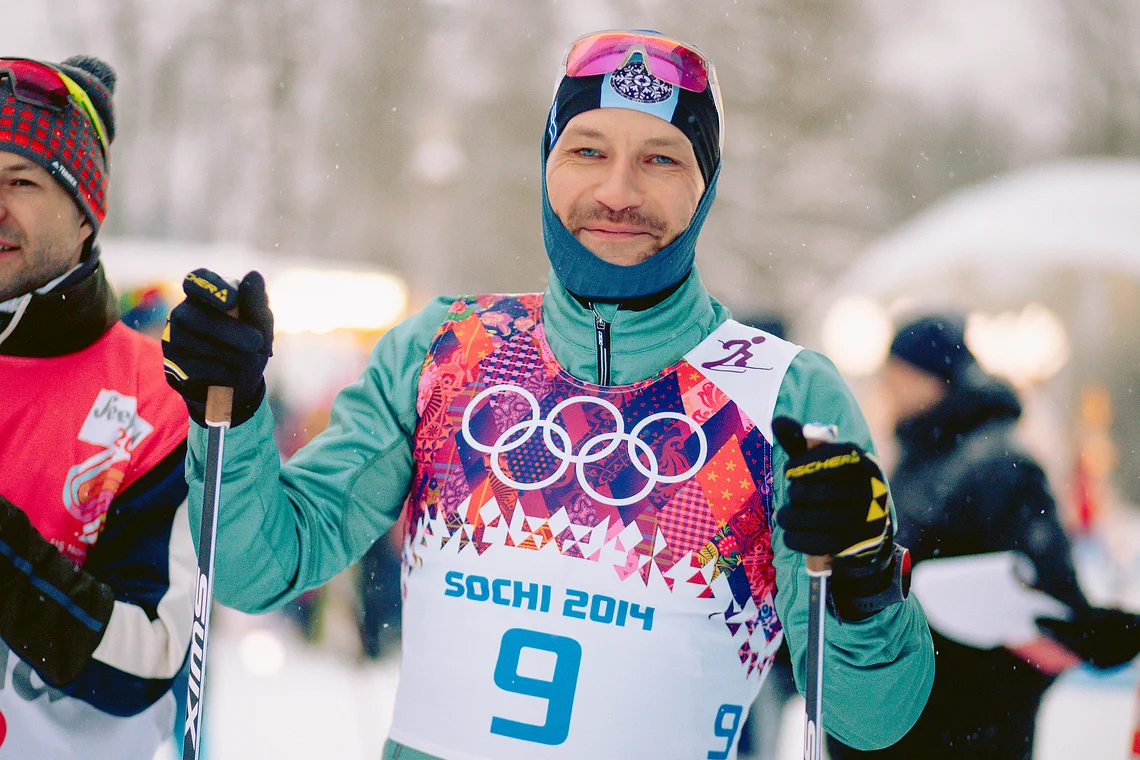 Вечерняя гонка Акентьева