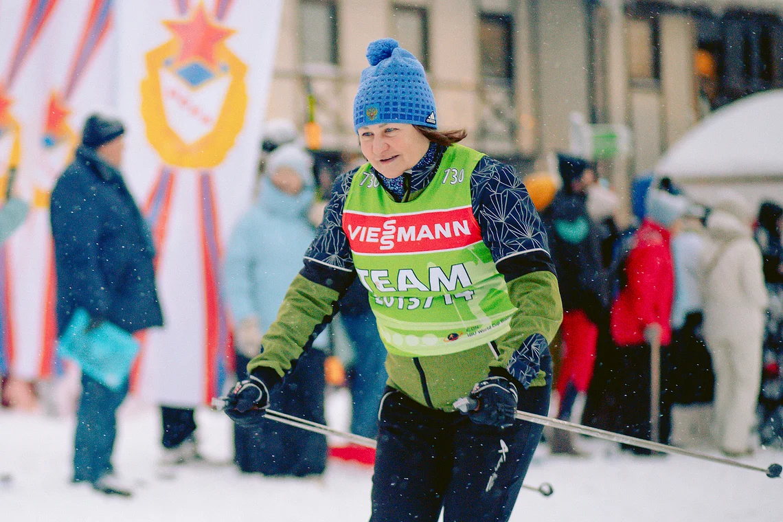 Вечерняя гонка Акентьева