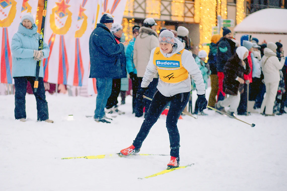 Вечерняя гонка Акентьева