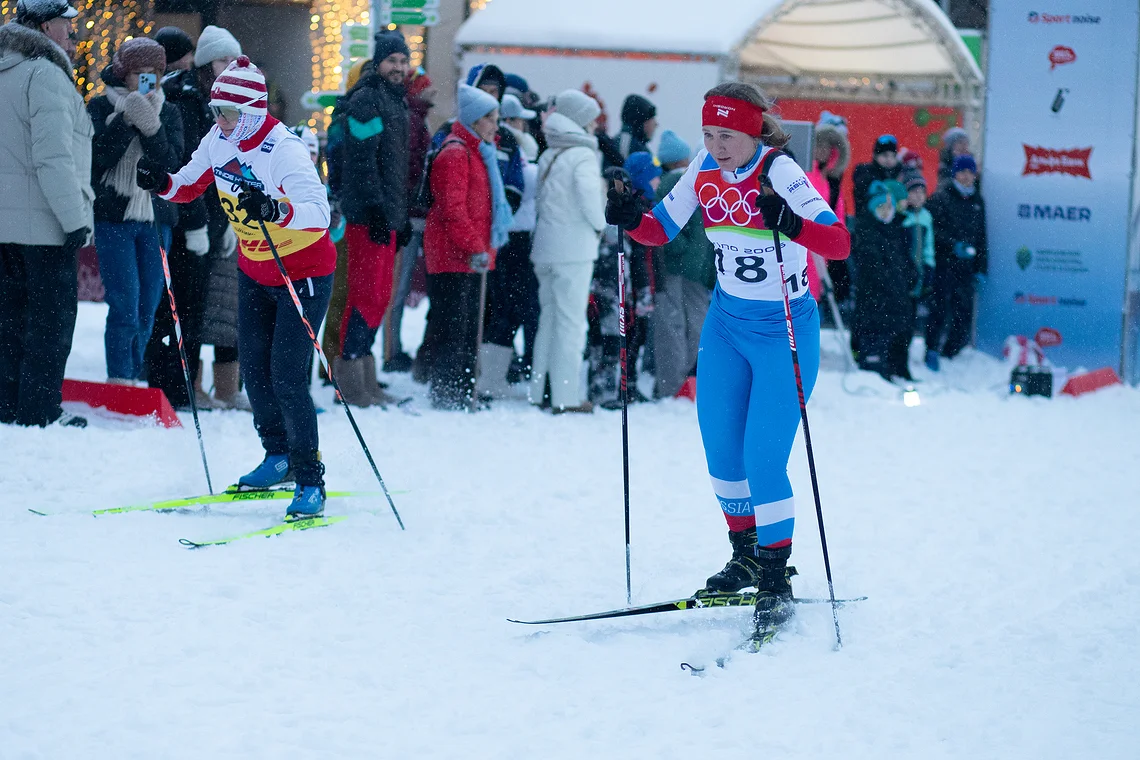 Вечерняя гонка Акентьева