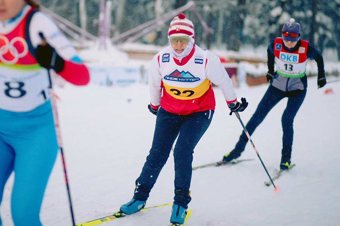 Вечерняя гонка Акентьева