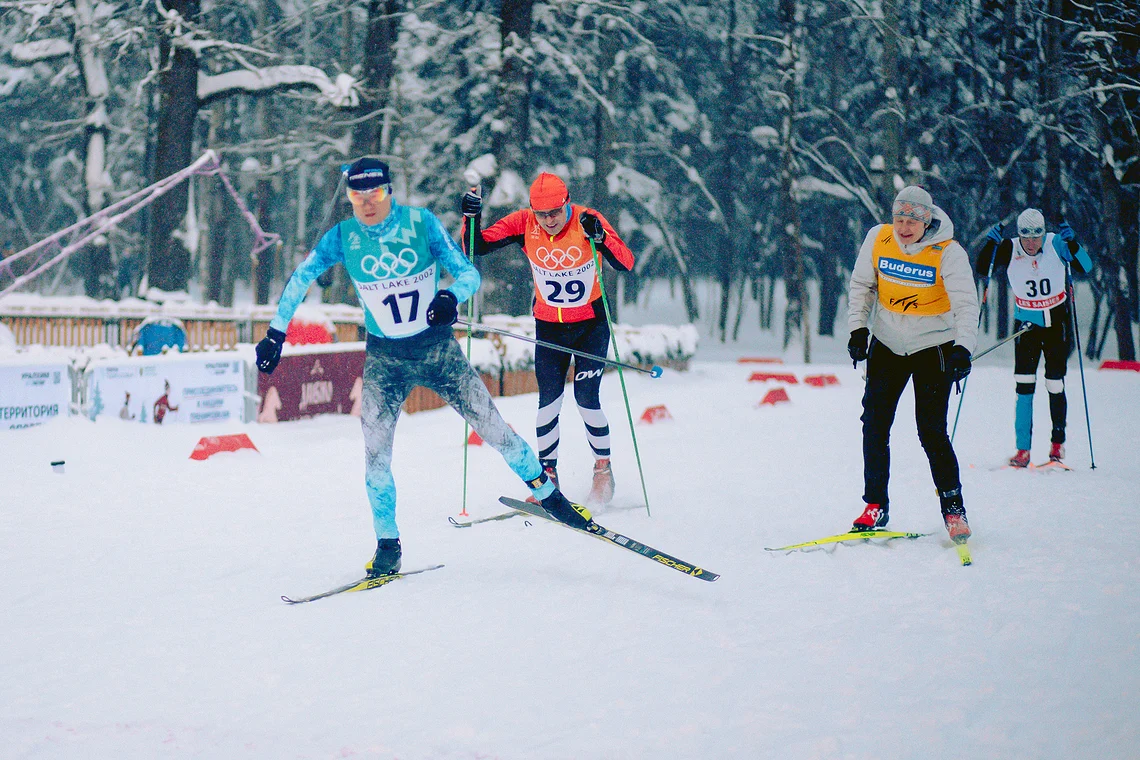 Вечерняя гонка Акентьева
