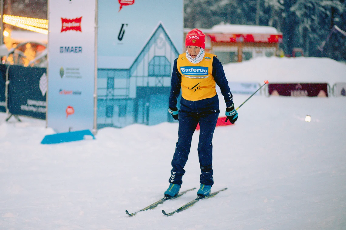 Вечерняя гонка Акентьева