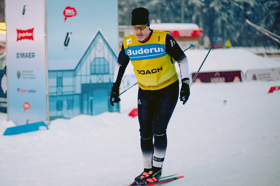 Вечерняя гонка Акентьева