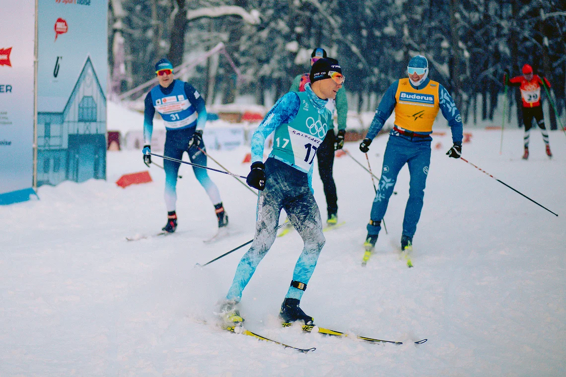 Вечерняя гонка Акентьева