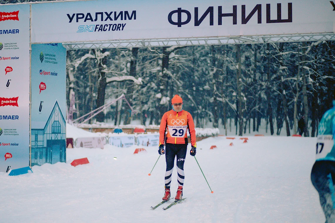 Вечерняя гонка Акентьева
