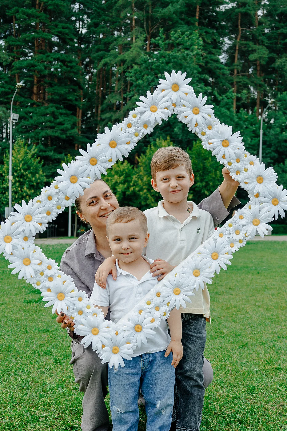 60, Семья. Лето. Парк