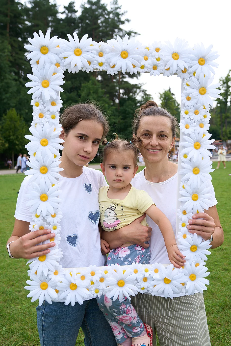 Семья. Лето. Парк